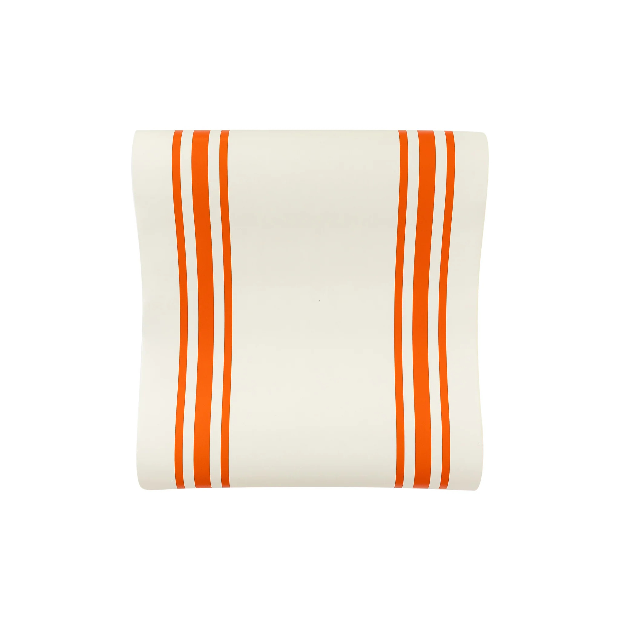 Harvest Rust Striped Paper Table Runner | My Mind's Eye