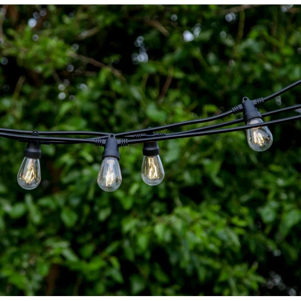 Brightech Ambience Pro Waterproof LED Outdoor Solar String Lights Create Cafe Ambience On Your Po... | Walmart (US)