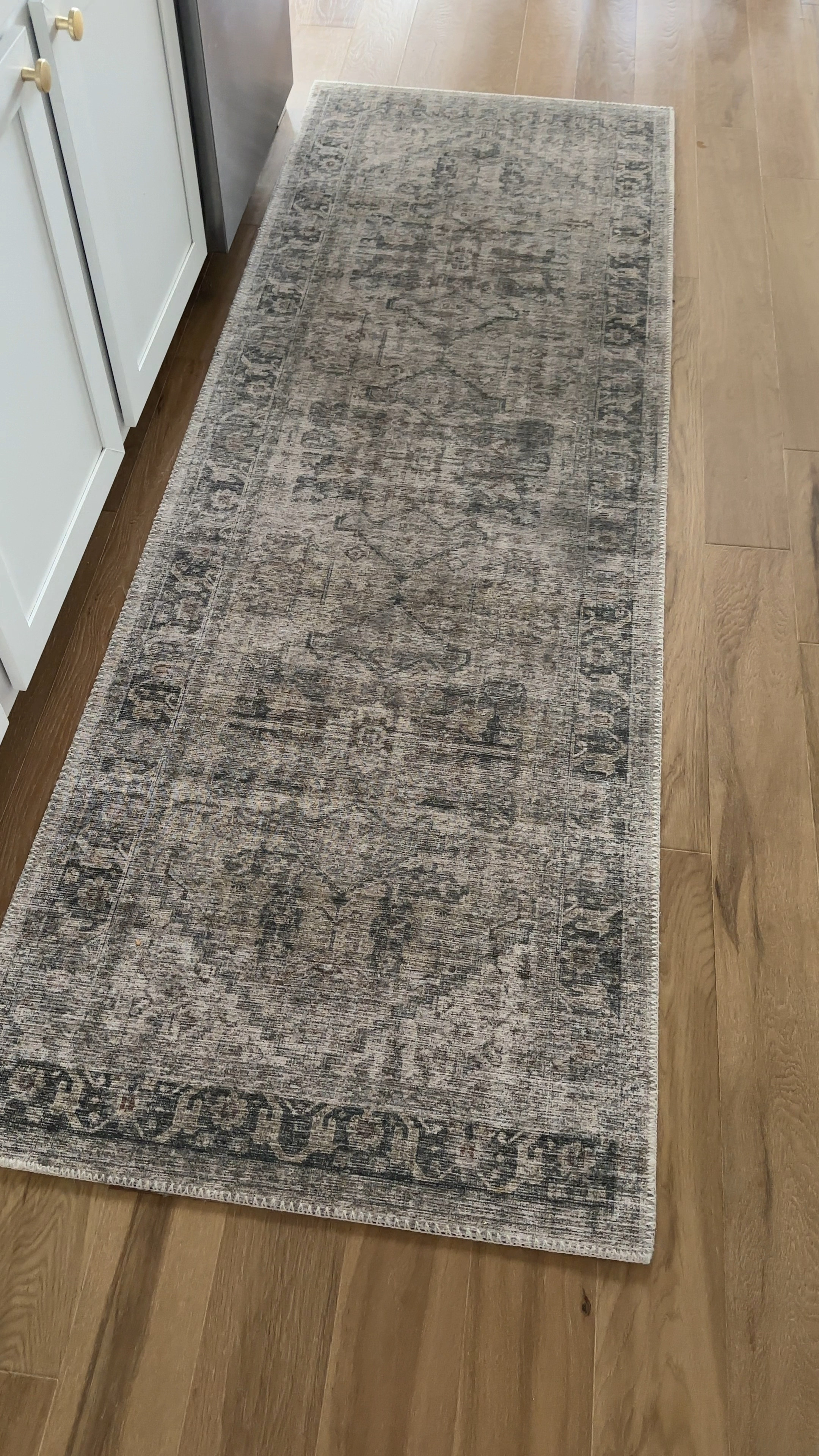 Loloi Skye runner rug

Low-pile, easy to clean rug that’s perfect for the kitchen! It has a beautiful green tone to it and I love the vintage pattern (that also does well to disguise any stains) 

It slips on hardwood, for be sure to get a gripper! 

#LTKHome