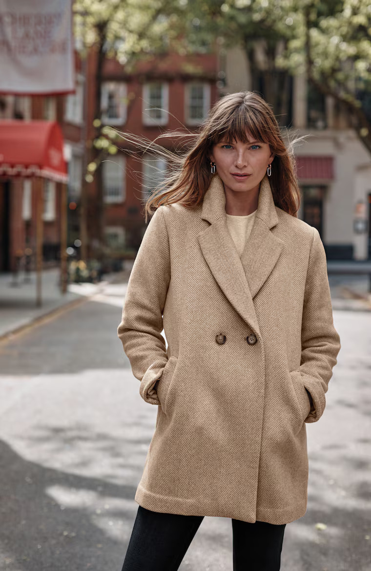 Herringbone Coat | J. Jill