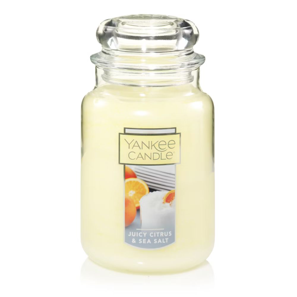 Juicy Citrus & Sea Salt Original Large Jar Candles - Large Jar Candles | Yankee Candle | Yankee Candle