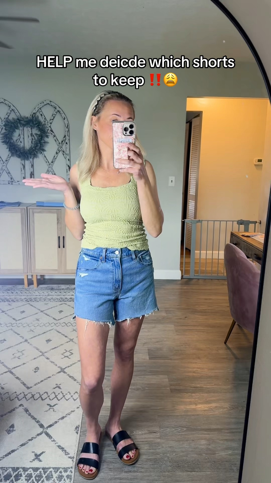 Help me decide… 1, 2, 3, 4, or 5?!       🙌  Trying on 5 different pairs to find the ones that actually fit right + have good coverage… but I can only keep TWO 😭

On the hunt for the perfect summer jean shorts for moms 👀

details saved in LTK + ShopMy

#momstyle #jeanshorts #summeroutfits #shortsforwomen #abercrombieshorts

#LTKootd #LTKSeasonal #LTKSaleAlert