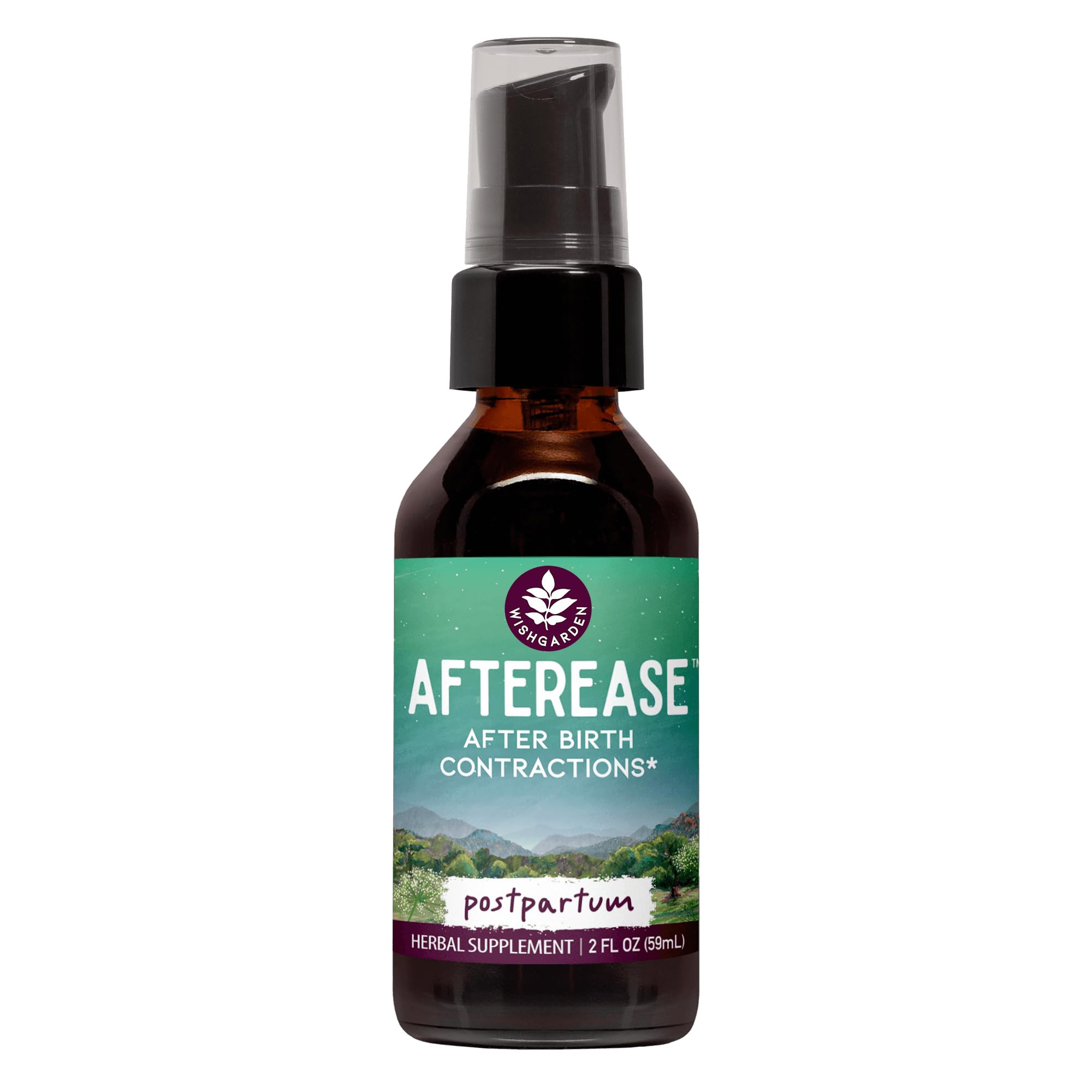 WishGarden Herbs AfterEase for After Birth Contractions - All-Natural Herbal Supplement with Cram... | Amazon (US)