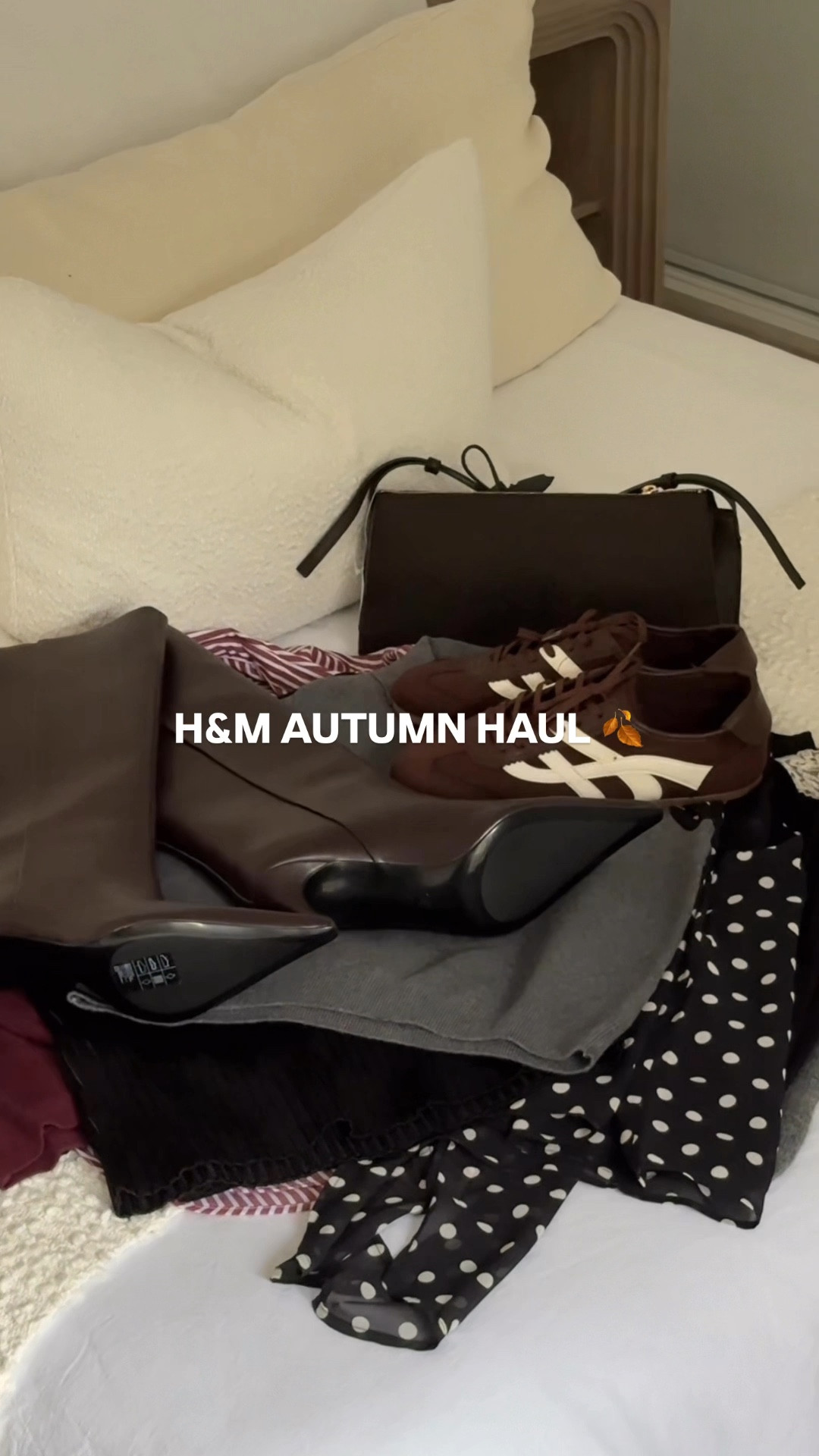 H&M NEW IN AUTUMN HAUL 🍂 autumn outfit inspo, burgundy, chocolate brown, knee high boots, polka dots, grey knitwear, wardrobe basics, autumn winter outfit ideas 

#LTKautumn #LTKeurope #LTKstyletip