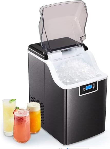 Nugget Ice Machine, Nugget Ice Maker Countertop, Chewable Ice Maker Machine, up to 44Lbs per Day, 3l | Amazon (US)