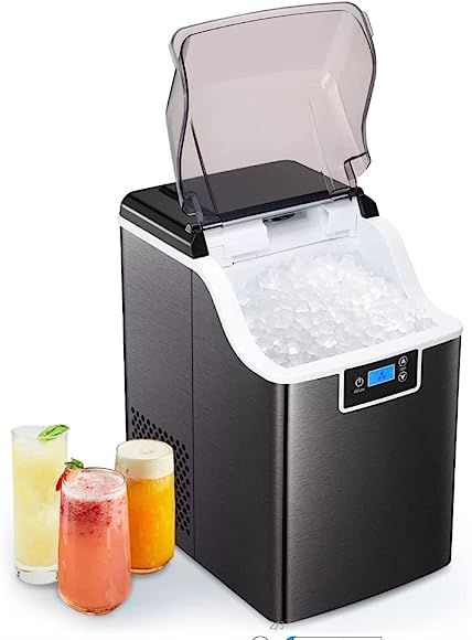 Nugget Ice Machine, Nugget Ice Maker Countertop, Chewable Ice Maker Machine, up to 44Lbs per Day, 3l | Amazon (US)