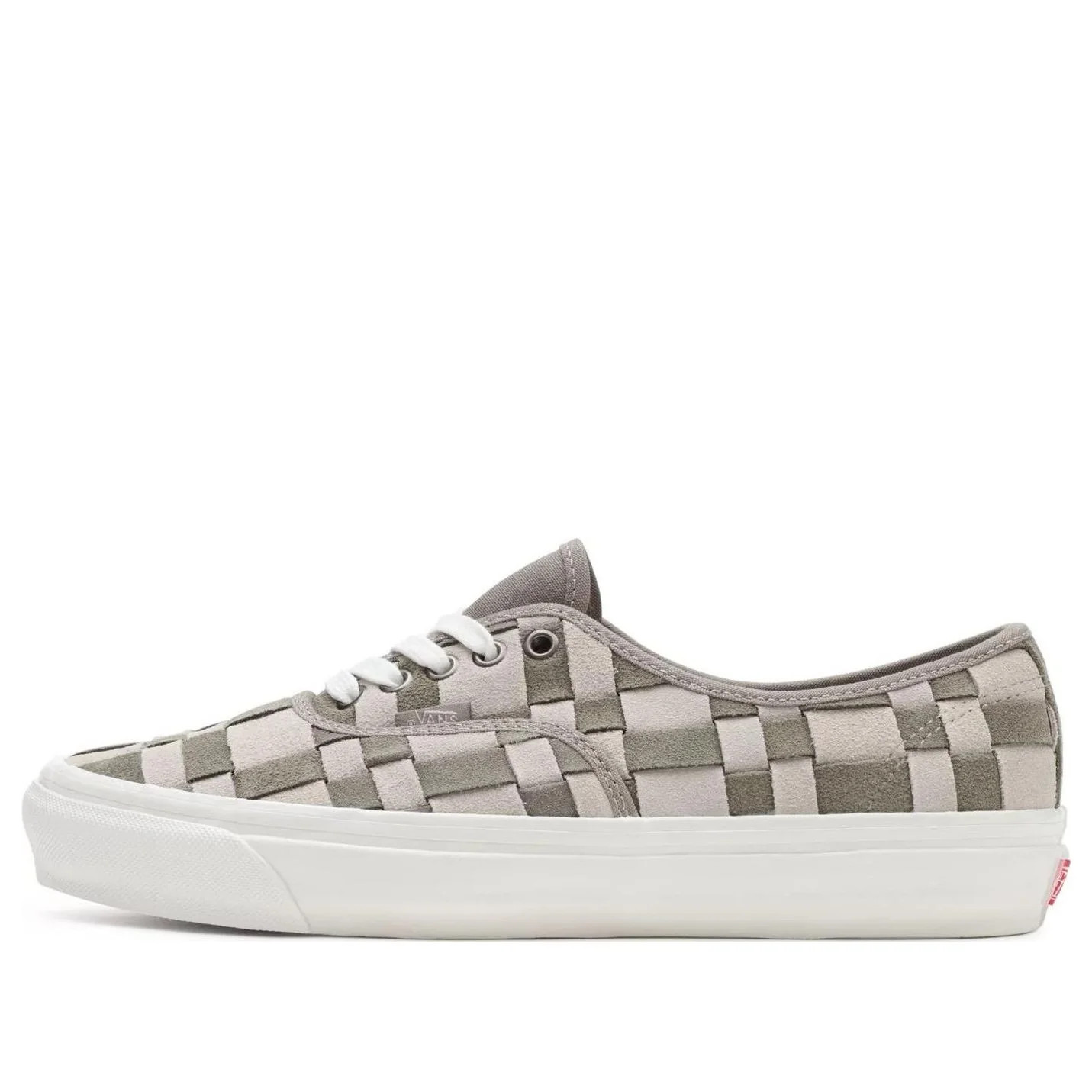 VansAuthentic Woven Check 44 DX 'Grey White' | KICKS CREW