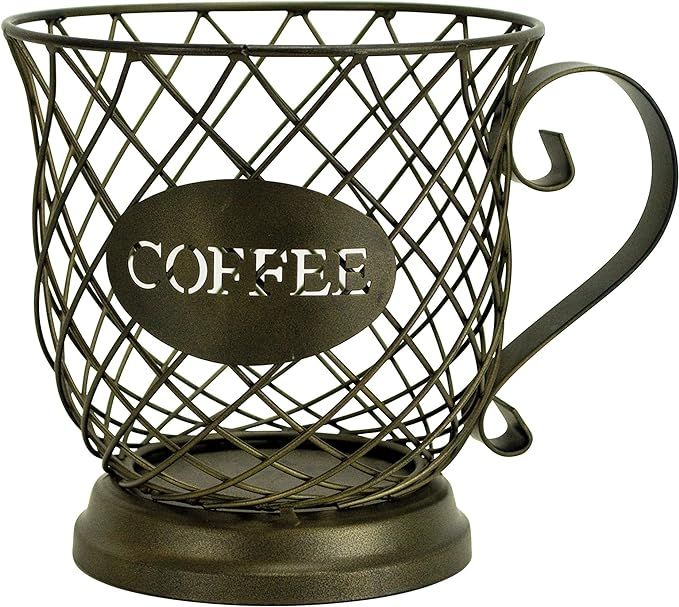 Boston Warehouse Coffee Mug Kup Keeper, Storage Basket | Amazon (US)