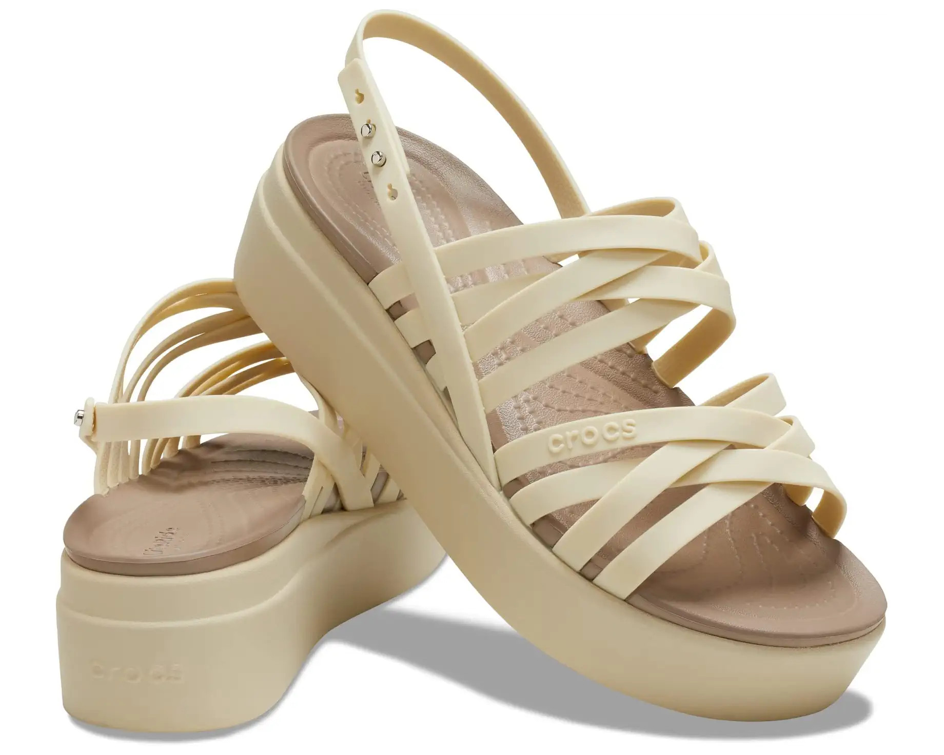 Crocs Brooklyn Strappy Low Wedge | Zappos