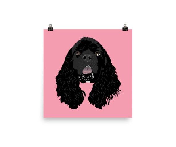 Matte Poster - SOLID - Custom Four Legged Friend | Etsy (US)