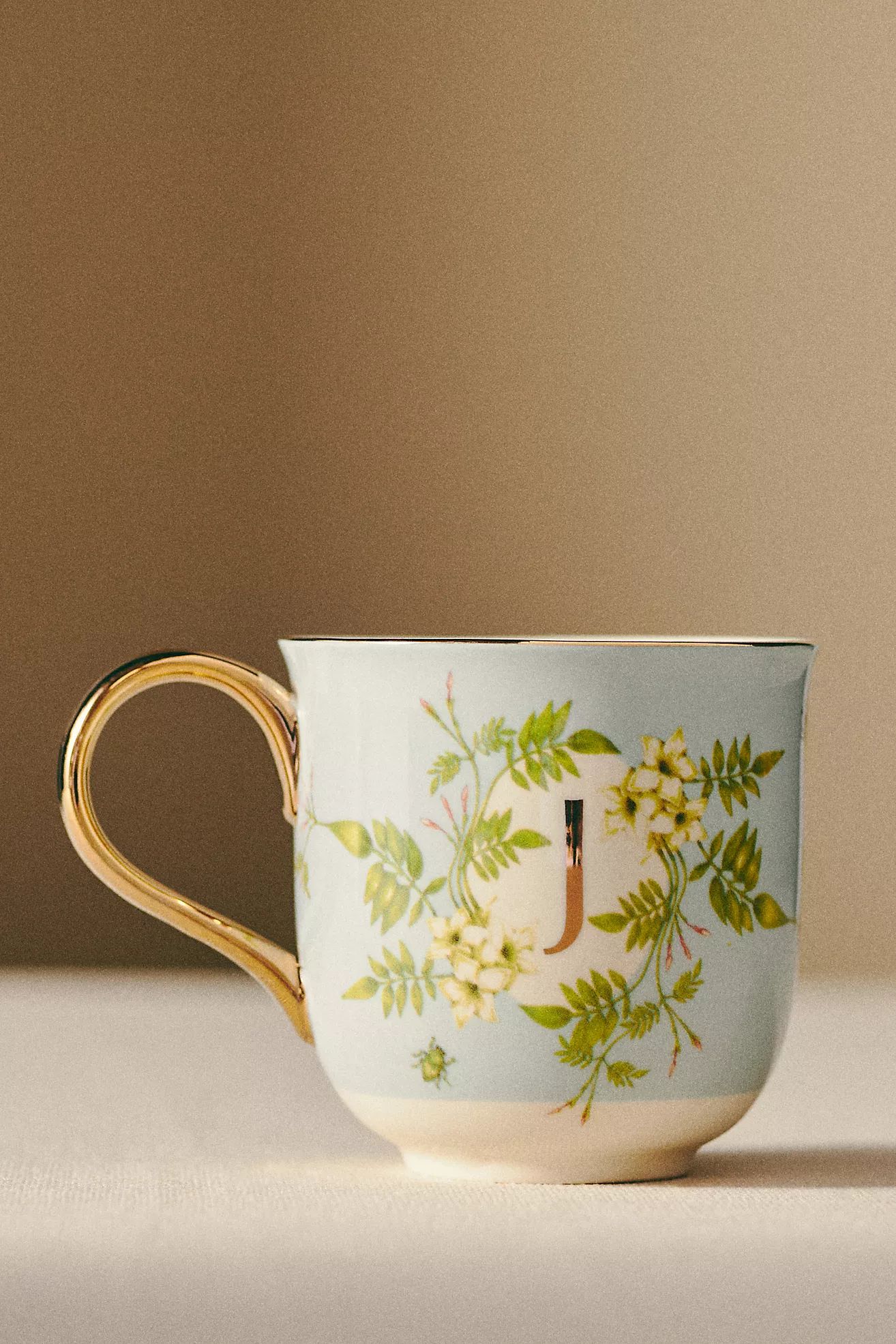 Lou Rota Nature Table Monogram Mug | Anthropologie (US)