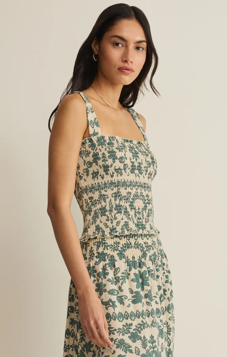 Leya Tera Paisley Smocked Top | Z Supply