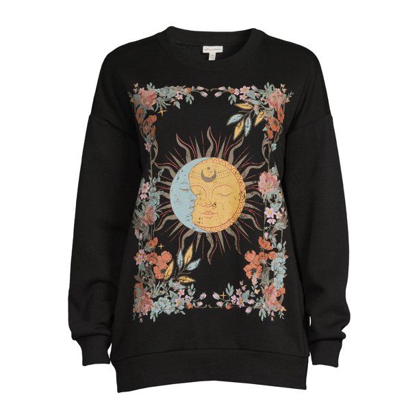 Self Esteem Juniors’ Graphic Pullover Sweatshirt - Walmart.com | Walmart (US)