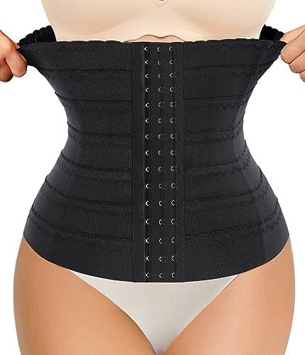 Nebility Waist Cincher Shapewear Tummy Control Plus Size Waist Trainers for Women Belly Trimmer B... | Amazon (US)