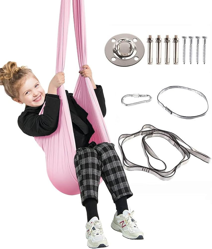 Sensory Swing for Kids with Special Needs (Hardware Included) Therapy Swing Cuddle Swing Indoor O... | Amazon (US)