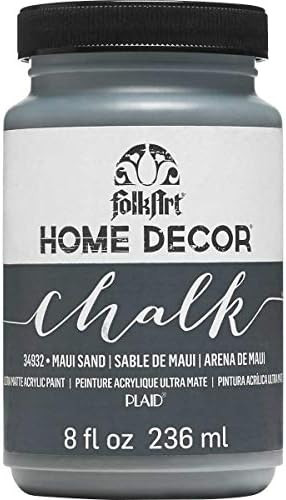 FolkArt 34932 Home Decor Chalk Furniture & Craft Paint in Assorted Colors, 8 ounce, Maui Sand | Amazon (US)