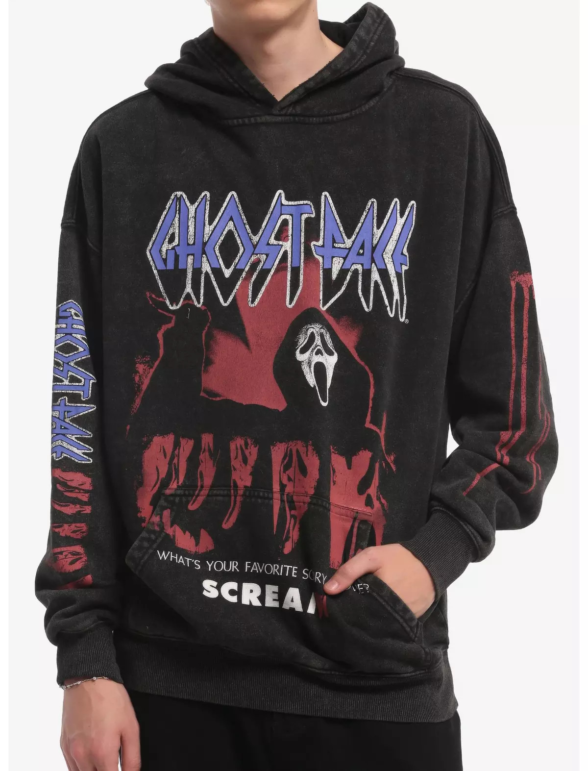 Ghost Face Masks Blood Hoodie | Hot Topic