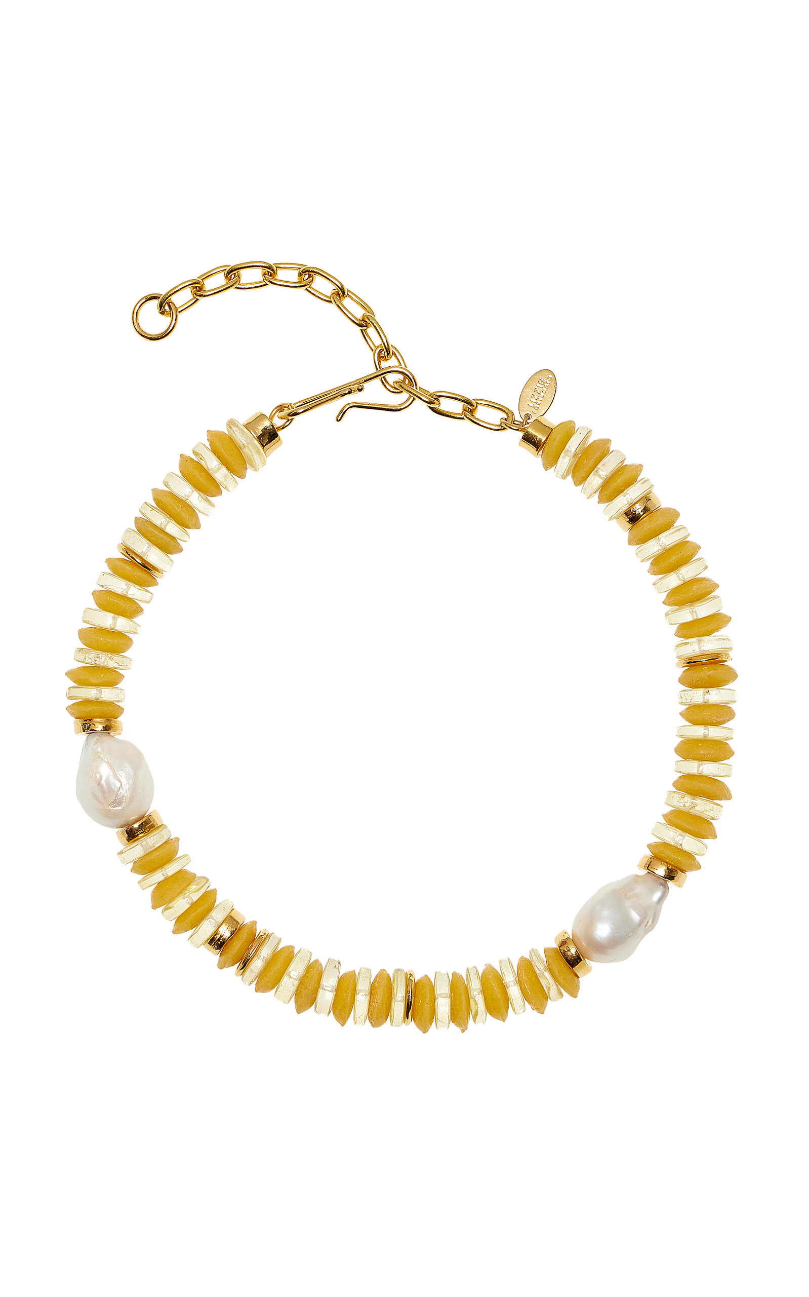 Lizzie Fortunato - Exclusive Umi Gold-Plated Multi-Stone Necklace - Yellow - OS - Moda Operandi - Gifts For Her | Moda Operandi (Global)
