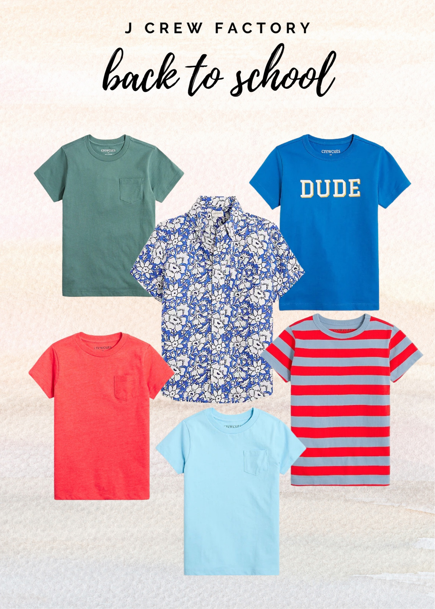 J Crew Factory is up to 60% off! I grabbed all these shirts for Tripp for back to school— some as low as $4! 🤩

#LTKKids #LTKBacktoSchool