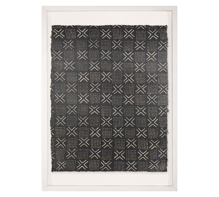 Mali Textile Framed Print | Pottery Barn | Pottery Barn (US)