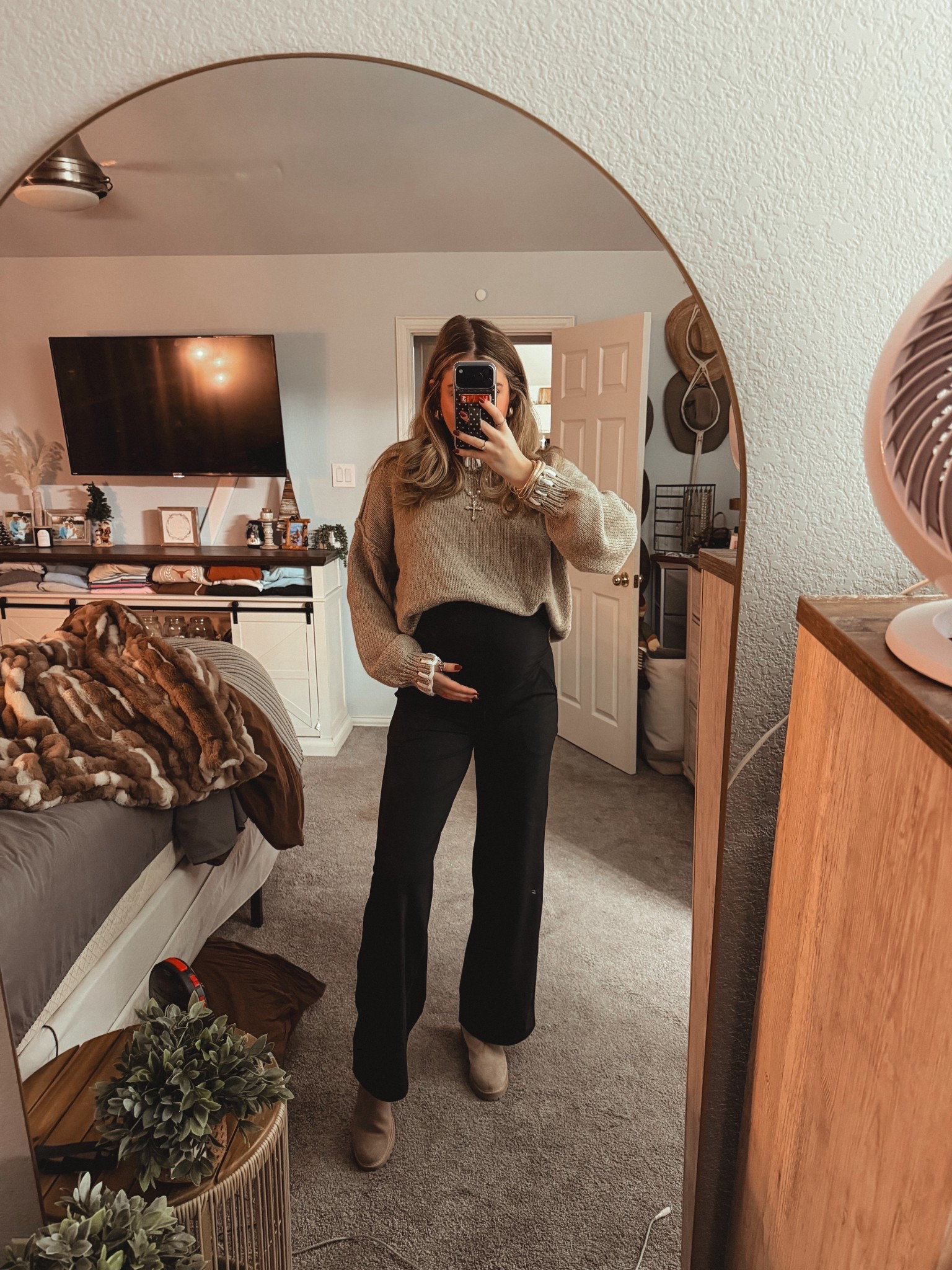 Cute work outfit. Office outfit inspo. Maternity ootd  

#LTKootd #LTKWorkwear #LTKBump