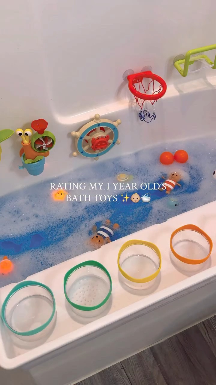 Honest ratings of my 1 year olds bath toys ✨👶🏼🛁

We have tried a lot of bath toys over the years and these are some of the best of the best! They will keep your little one entertained & make bath time more magical!

💌 Send this to a parent friend who needs to know about these bath toys & save for later when you need a new bath time set up!! 

#bathtoys #bathtimefun #babybathtime #bathtimetoys #funbath

#LTKKids #LTKBaby #LTKmomlife