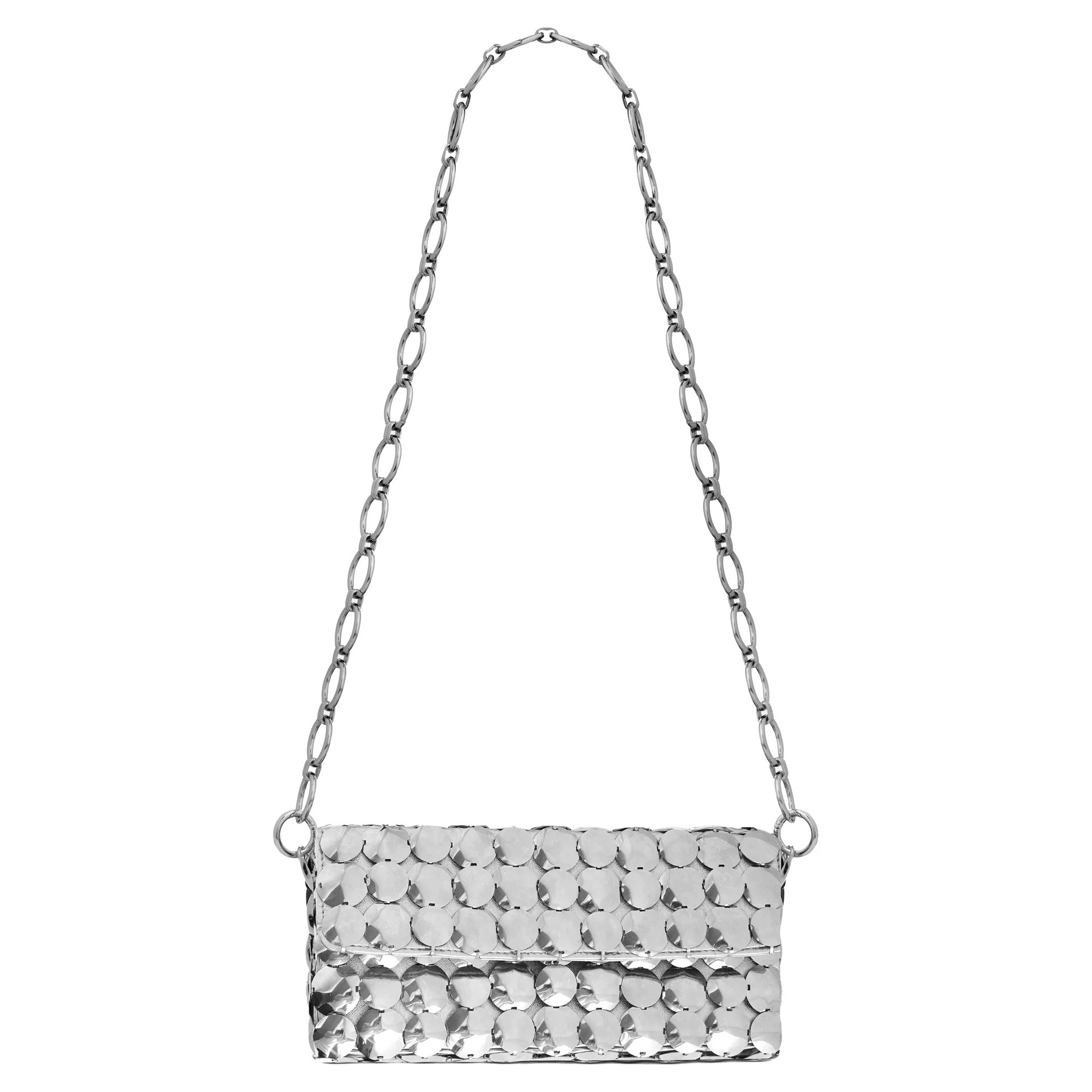 Silver Quilted Bag | Shop Simon