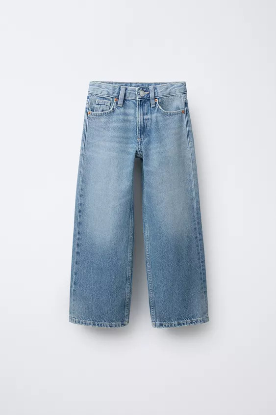 FADED WIDE-LEG JEANS | Zara UK