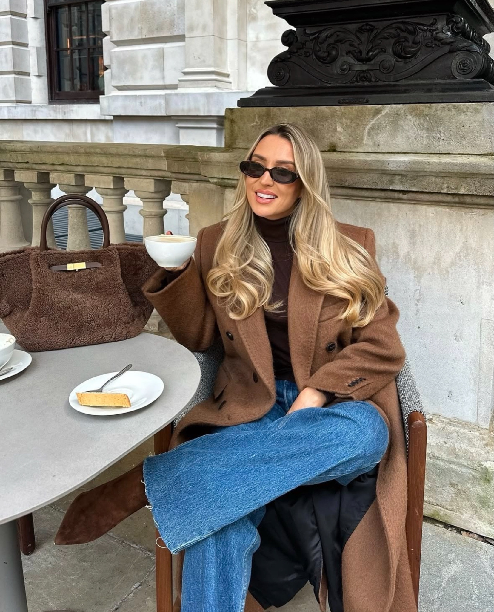 2024 Favourite Outfits - a look I can’t wait to wear for spring, tailored brown coat with chocolate brown and dark marble blue jeans from Abercrombiee#LTKWinterSale

#LTKworkwear #LTKstyletip