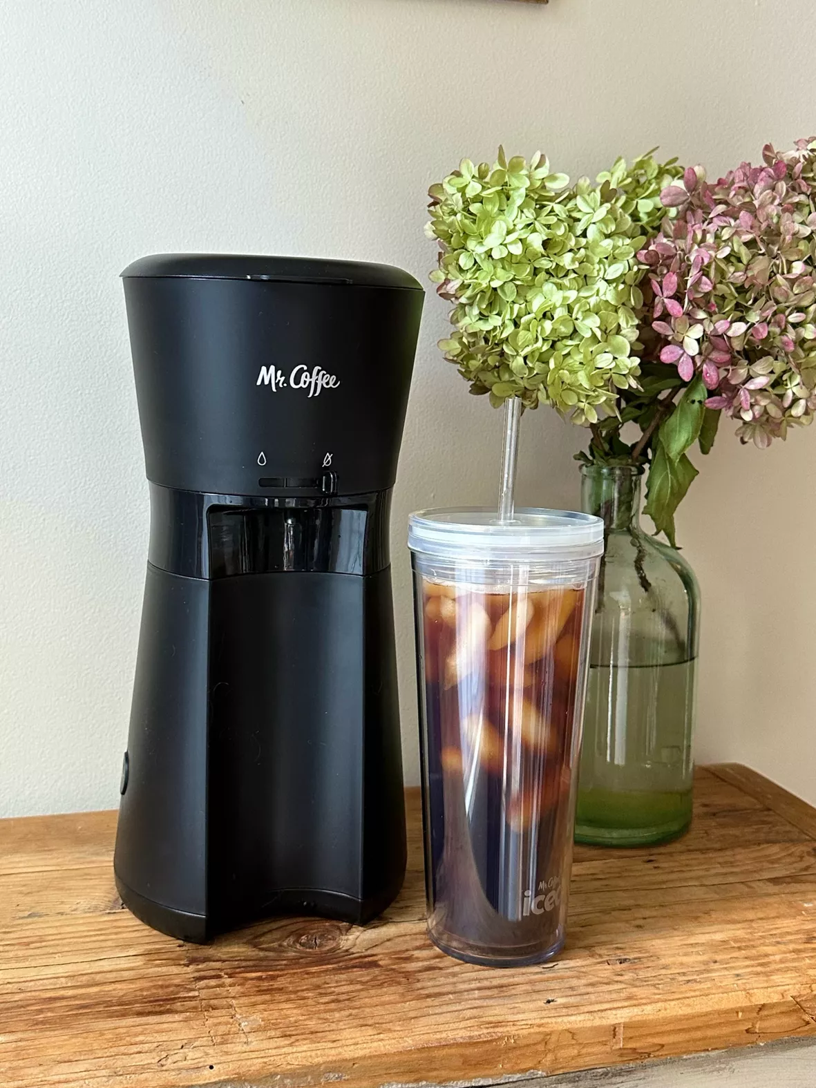 NEW! Mr. Coffee Iced Coffee Maker with Reusable Tumbler and Coffee