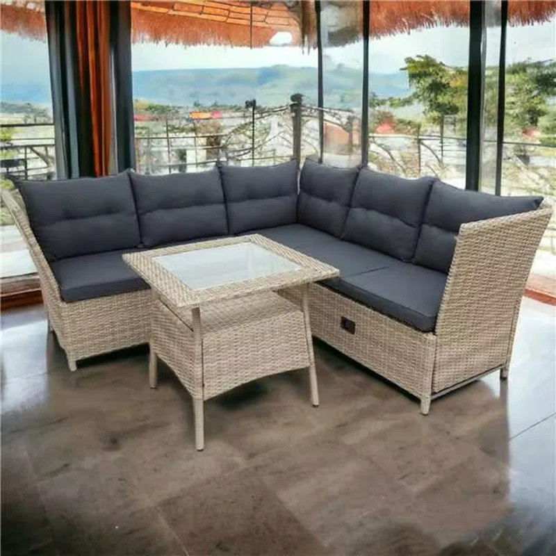 Haralson 4 - Person Outdoor Seating Group with Cushions | Wayfair North America