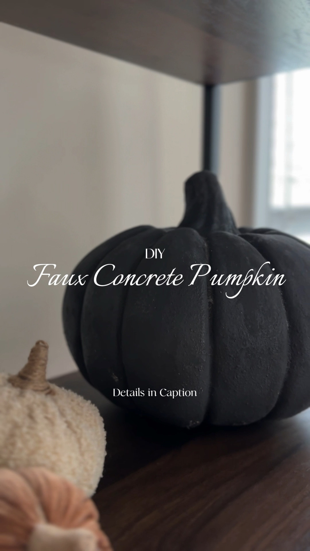 DIY Faux Concrete Pumpkin Idea - this super easy DIY Halloween decor idea is a way to get a pottery barn inspired pumpkin look for less. 

Michaels is having a sale on fall and Halloween decor and it's a great time to pick up pumpkins for this DIY


-start with pumpkin of choice (I've found ceramic seems to work best)
-start with a textured spray paint - this makes a huge difference in achieving a concrete or stone look compared to baking soda alone
-I used two tones of grey to achieve a shadowed /weather stone look
-finish with baking soda to add additional texture and highlighting while the paint is wet

Diy Halloween, DIY home, DIY decor, fall decor, neutral pumpkin, concrete pumpkin, stone pumpkin, pottery barn inspired, pottery barn dupe, pottery barn Jack o lantern

#LTKHalloween #LTKVideo #LTKhome