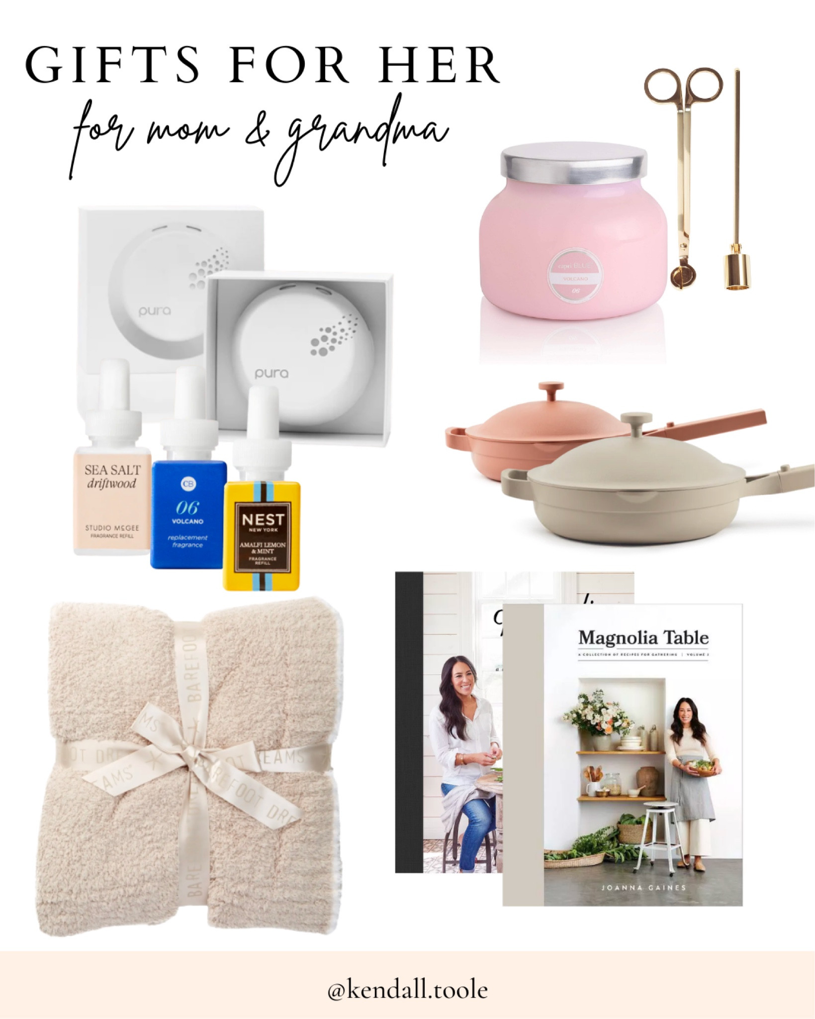 GIFT GUIDE: Gifts for your mom & grandma🤎
Home favorites that every lady will love, especially your mom & grandma! Includes viral barefoot dreams blanket, magnolia recipe books, home fragrances, and the Always pot & pan!

#LTKhome #LTKHoliday #LTKCyberweek