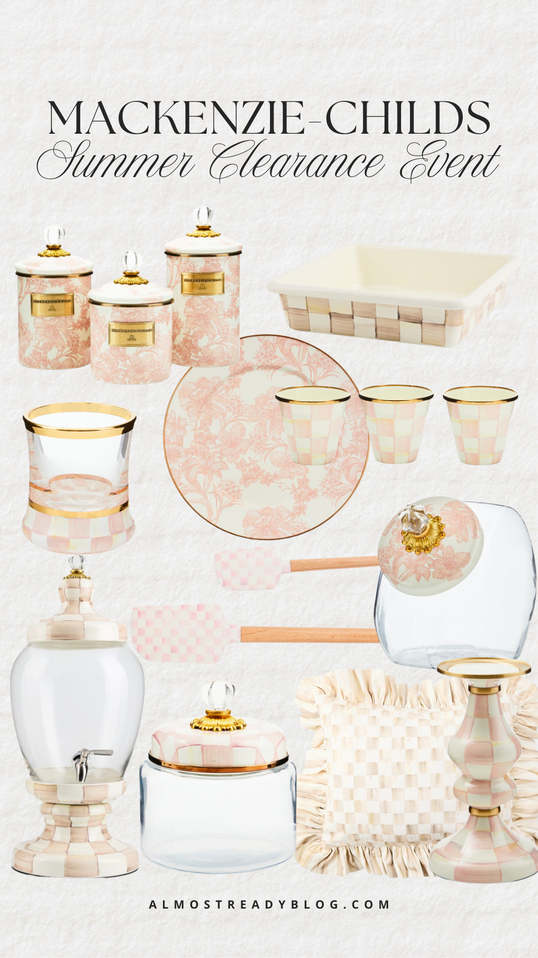 Mackenzie childs clearance up to 60% off, summer decor, kitchen decor, cottage style, pink decor, entertaining essentials, table decor, hostess gifts, elegant kitchen, summer home decor

#LTKHome #LTKSaleAlert