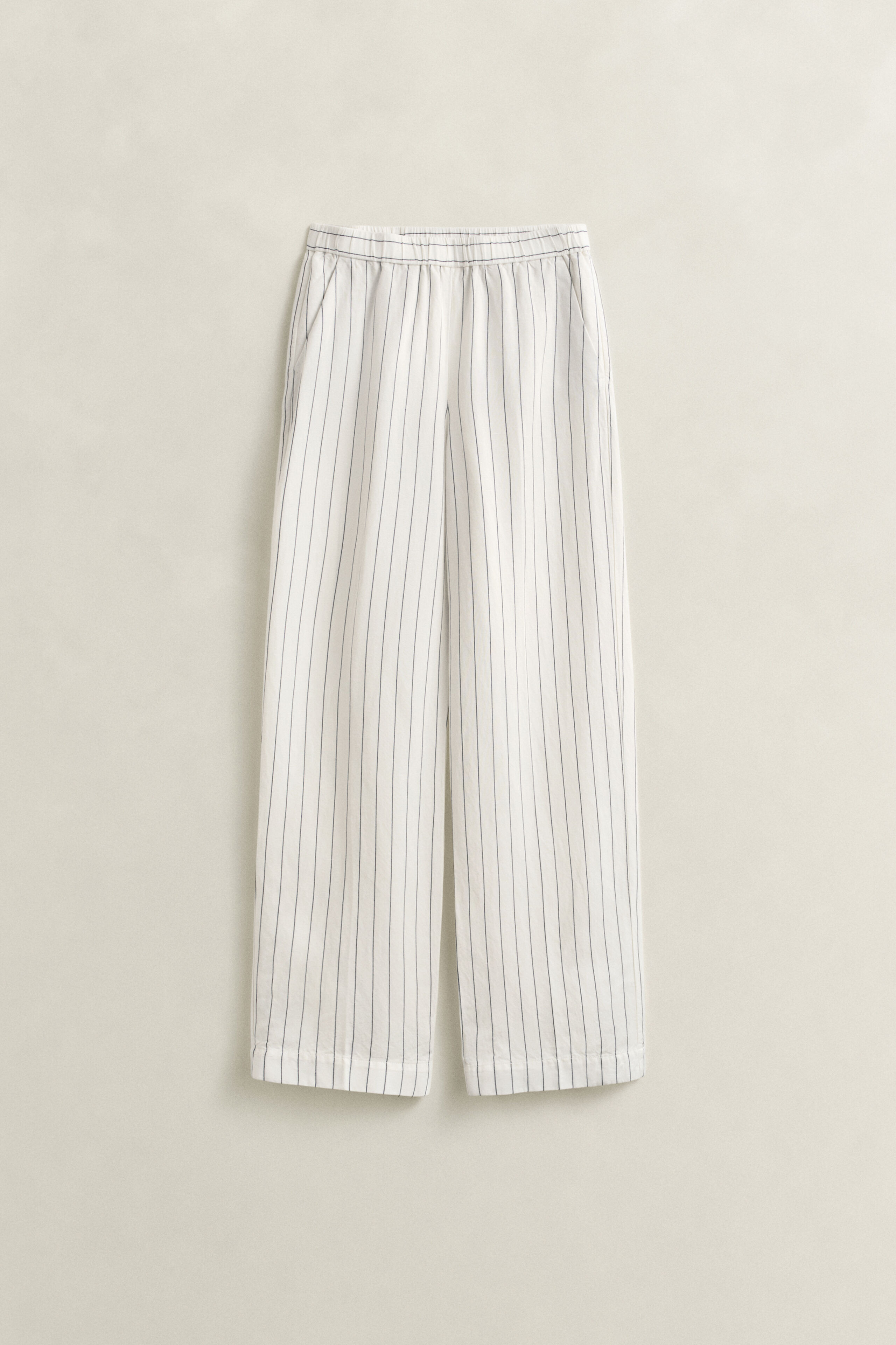 Pantalones de mezcla de lino a rayas | Gant
