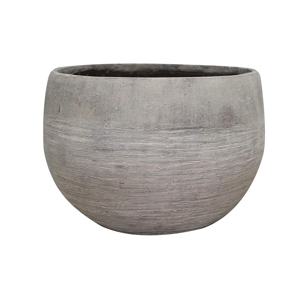 Unearthed 16 in. Dia Fiberglass Planter | The Home Depot