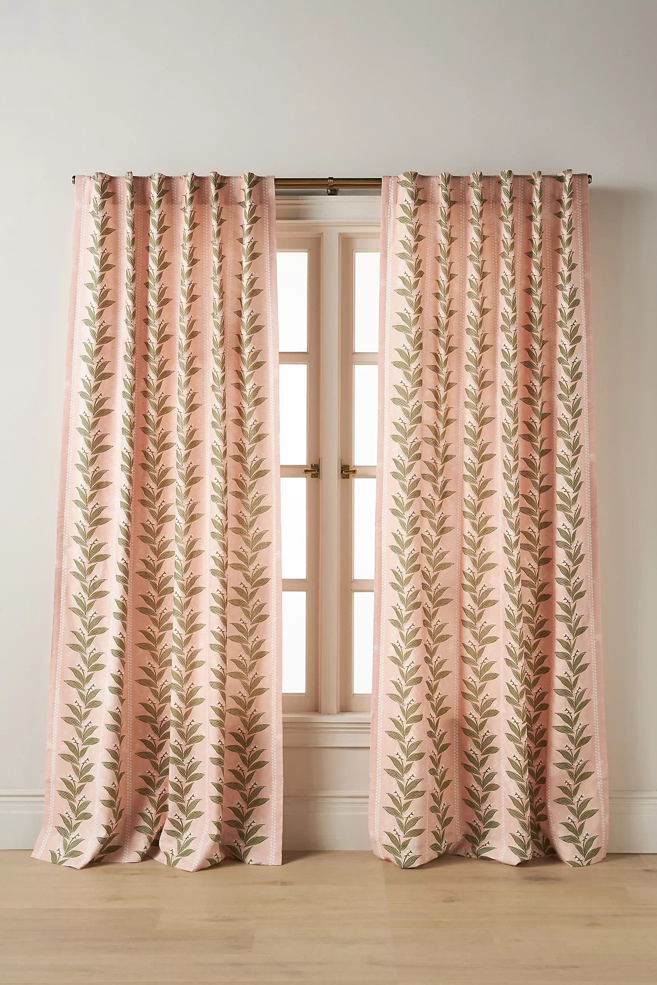 Calista Printed Floral Curtain | Anthropologie (US)