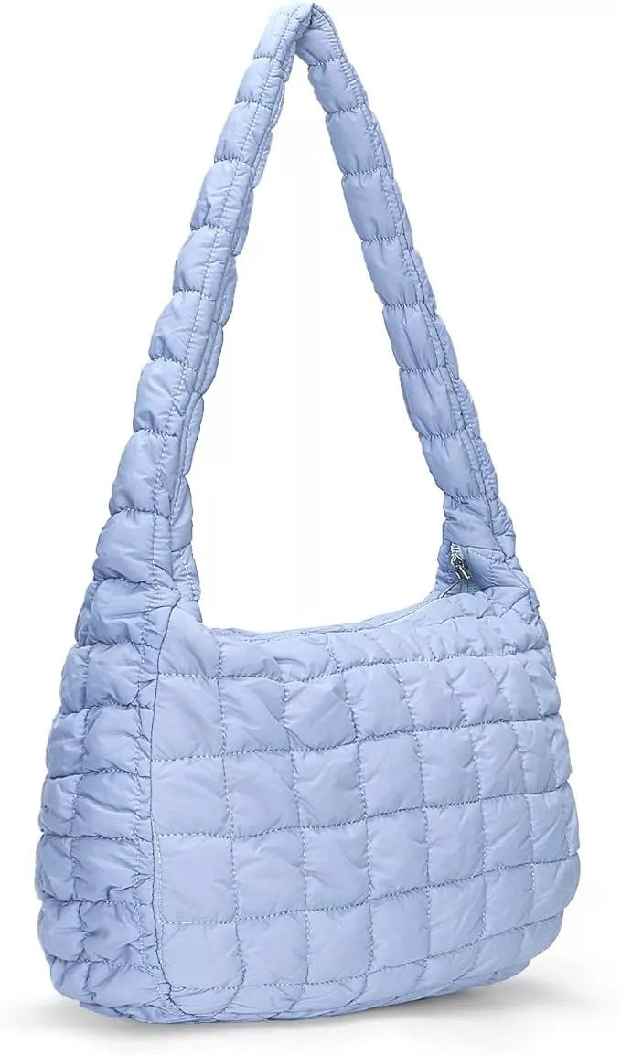 women large puffer purse puffy tote bags dupes light weight