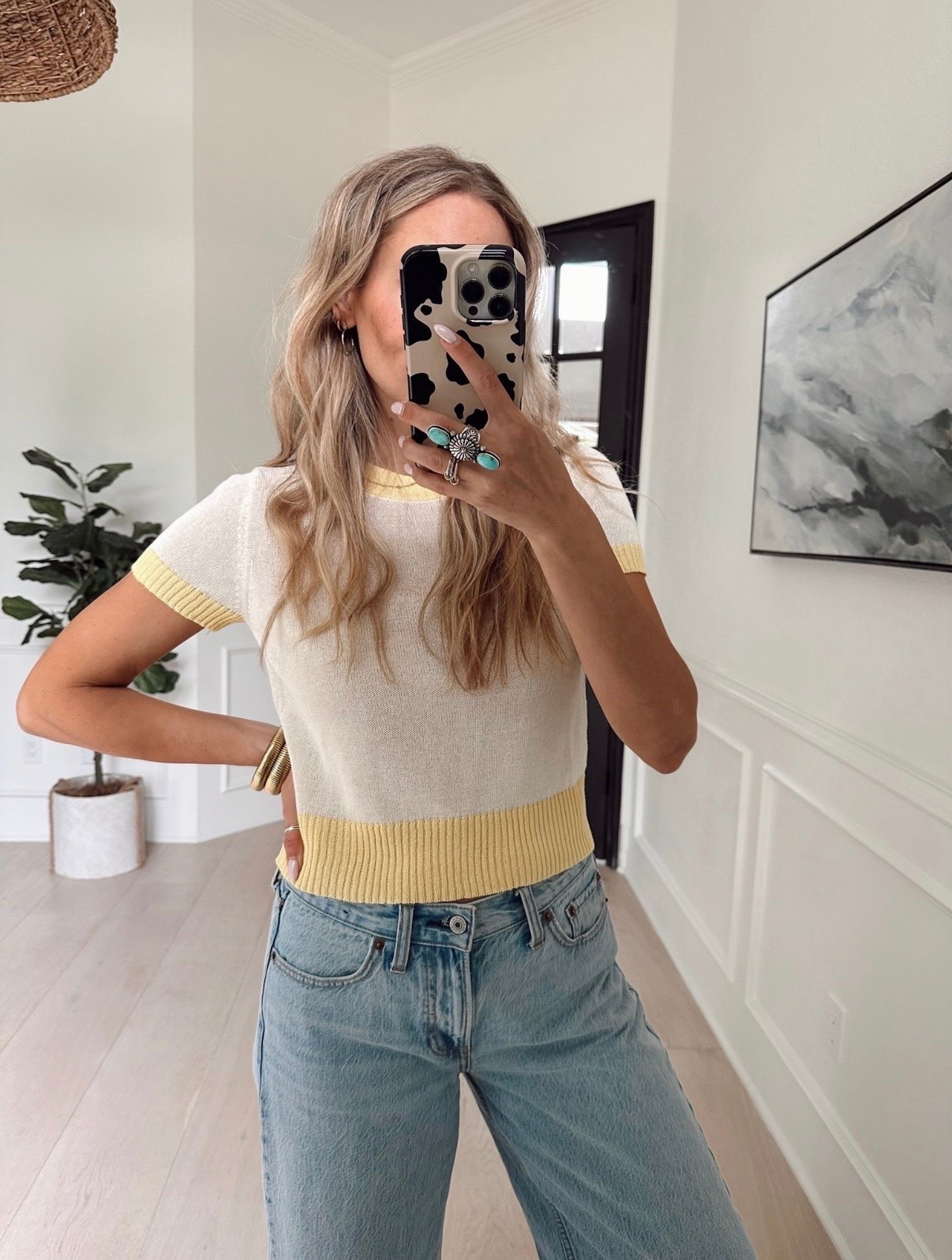 🤍 I love this top to transition to spring & wear for those cooler nights!

Wearing size s / my tts

#LTKdayinmylife #LTKootd
#LTKgrwm