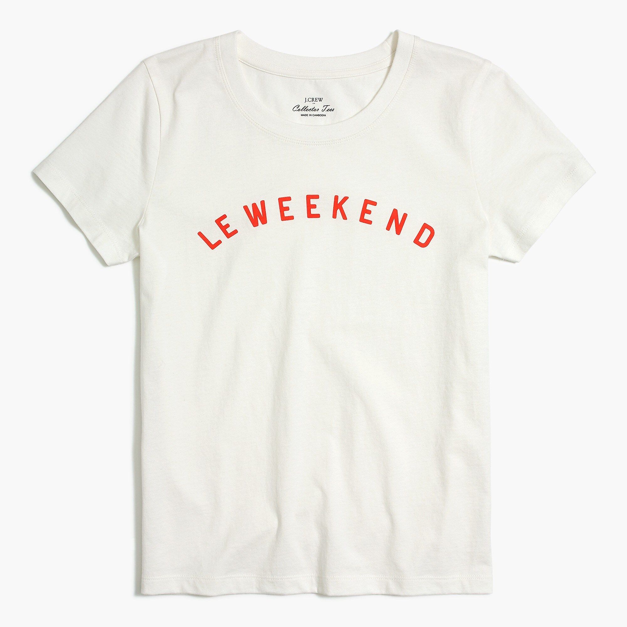 "Le weekend" T-shirt | J.Crew Factory