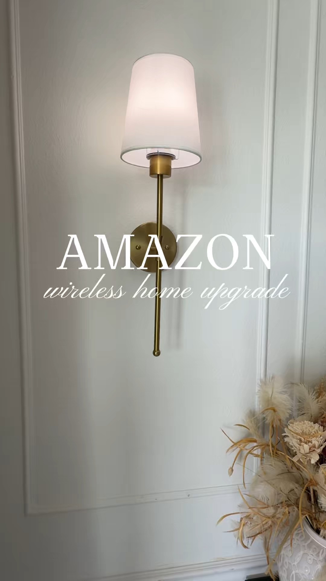 Wireless & Easy to Install: Gold wall sconces set of two battery operated with two E26 USB charging led bulb & detachable magnetic base, say goodbye to outlet and wired limitations, only takes 20 min to install. Our sconces wall decor set of 2 will elevate your room with a sleek and modern design.

Watch my IG story @latticeandluxe under dining room accent wall for how to install them. 

#LTKHome #LTKSaleAlert