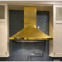 Modern Italian Brass Kitchen Range Hood - Francesca | Etsy (US)