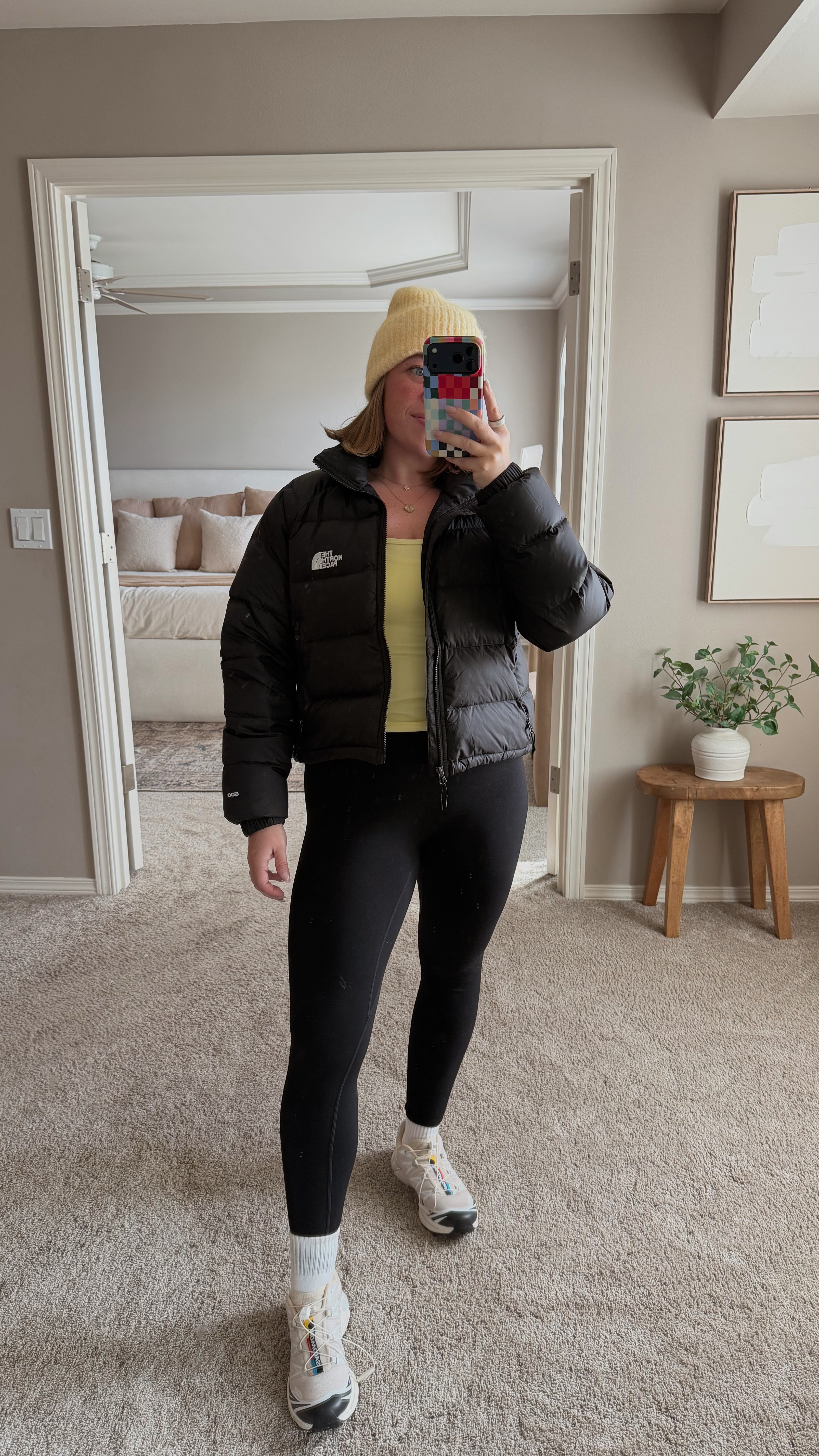 Spring Outfit of the Day 🖤💛 Size 10 | M/L | 5'4" 

 #LTKfitnessgoals #LTKActive #LTKMidsize