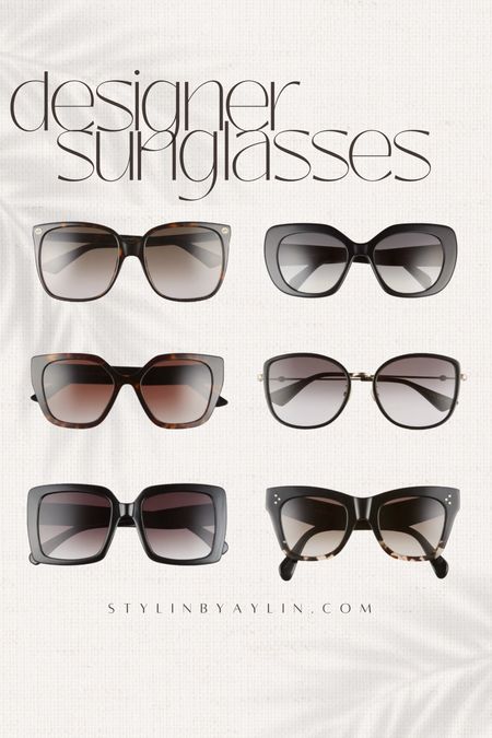 Designer sunglasses, accessories, also linking budget friendly finds #StylinbyAylin #Aylin 

#LTKSeasonal #LTKstyletip