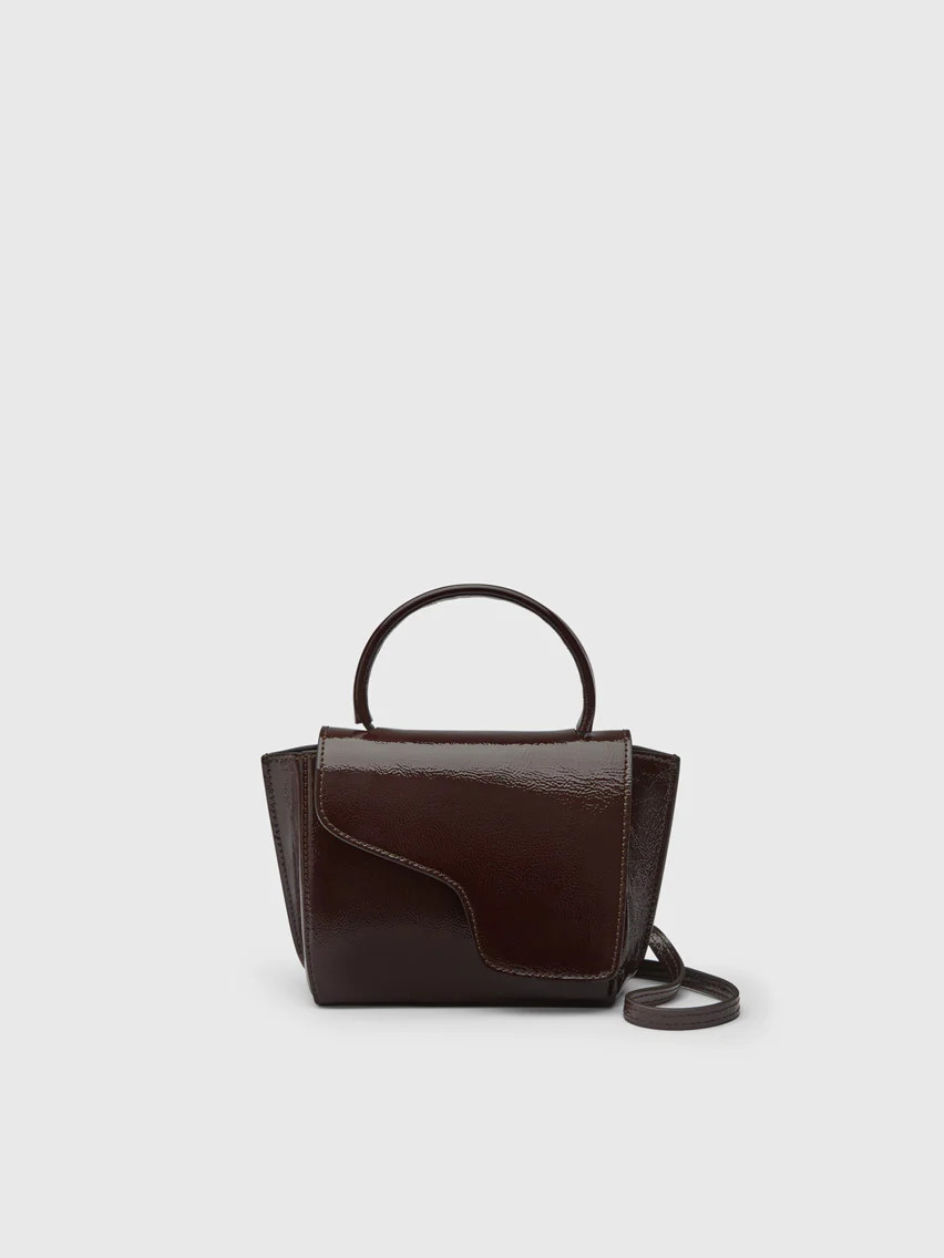 Montalcino Walnut Naplak Leather Mini handbag | ATP Atelier | Official Site | ATP Atelier