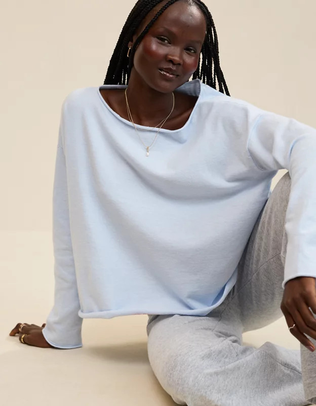 Aerie Sunday Soft Boatneck Sweater | American Eagle Outfitters (US & CA)