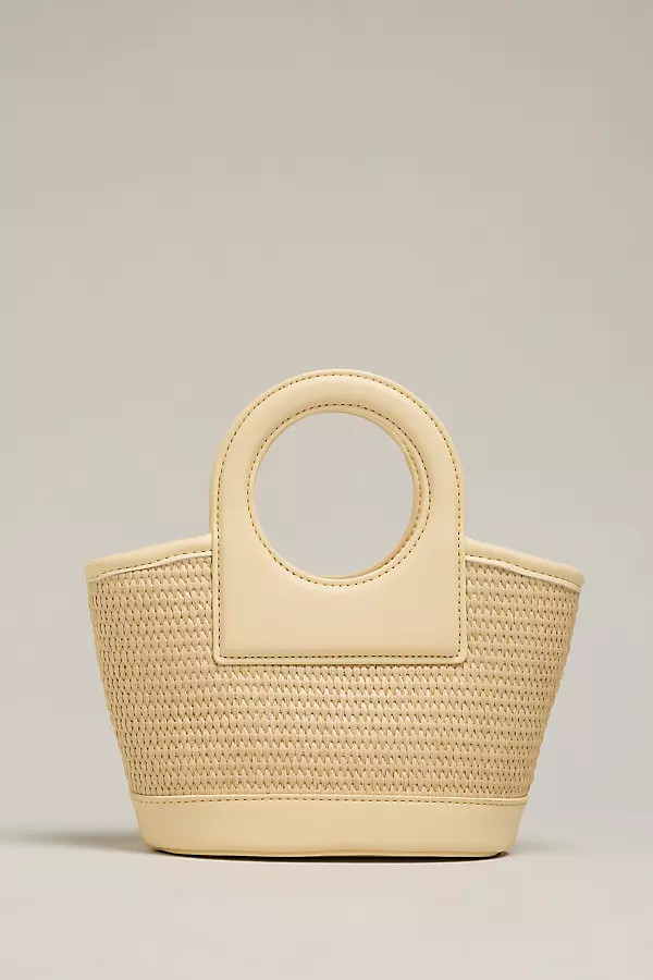 Melie Bianco Carson Raffia Handbag | Anthropologie (US)