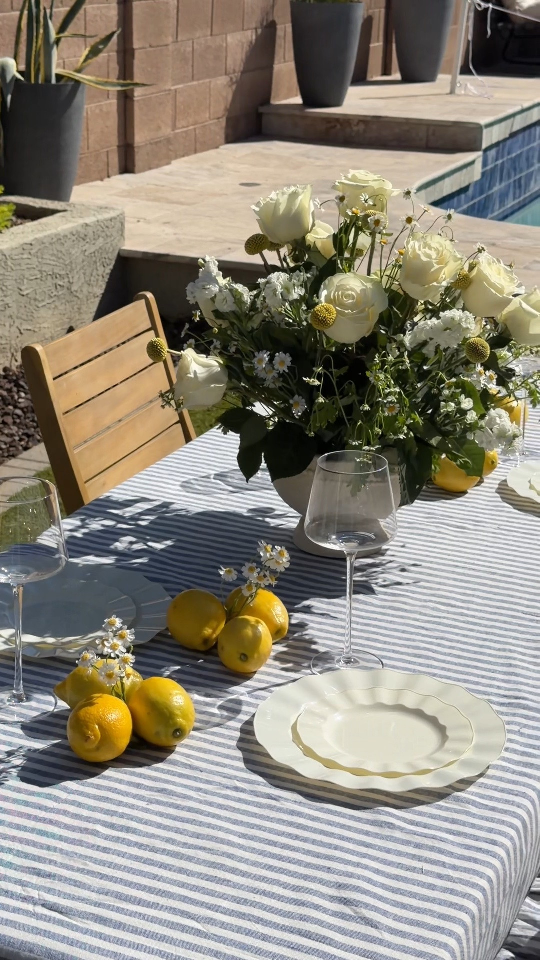 blue & yellow 
Italian summer tablescape 
Amalfi coast 
lemon 
floral arrangement

#LTKdayinmylife #LTKSeasonal