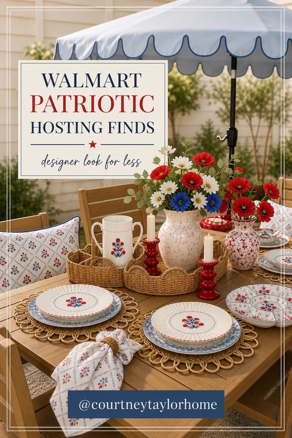 Walmart patriotic hosting finds! 

#LTKSeasonal #LTKHome