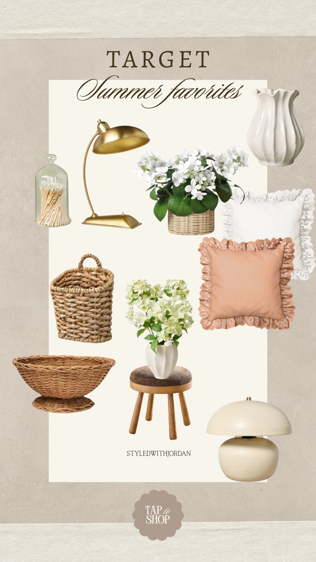 Target summer favorites I’ve been loving!!🤍 the details in those throw pillows are so good🤌🏼 

#summerdecor #summerinspo #homedecor #targetfinds #targetdecor 

#LTKSeasonal #LTKHome